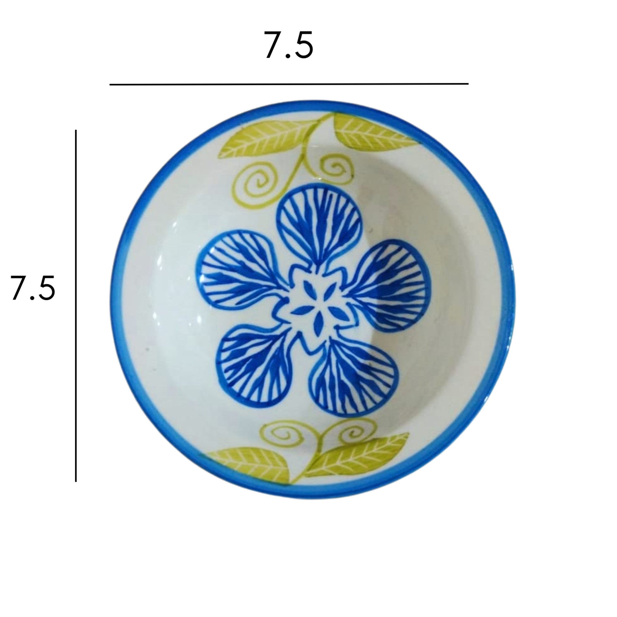 Hand Painted Pasta Plates (Set of 4)