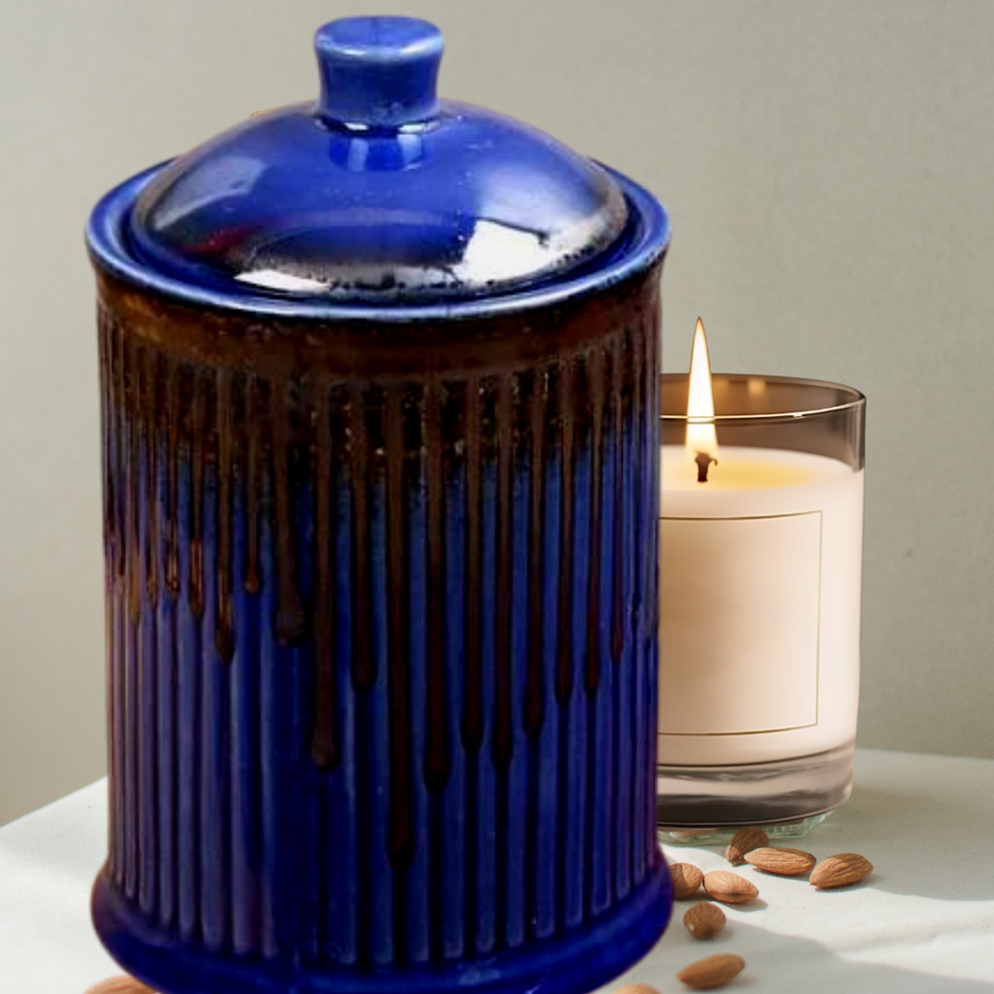 Zaffre Royal Blue Canister /Jar