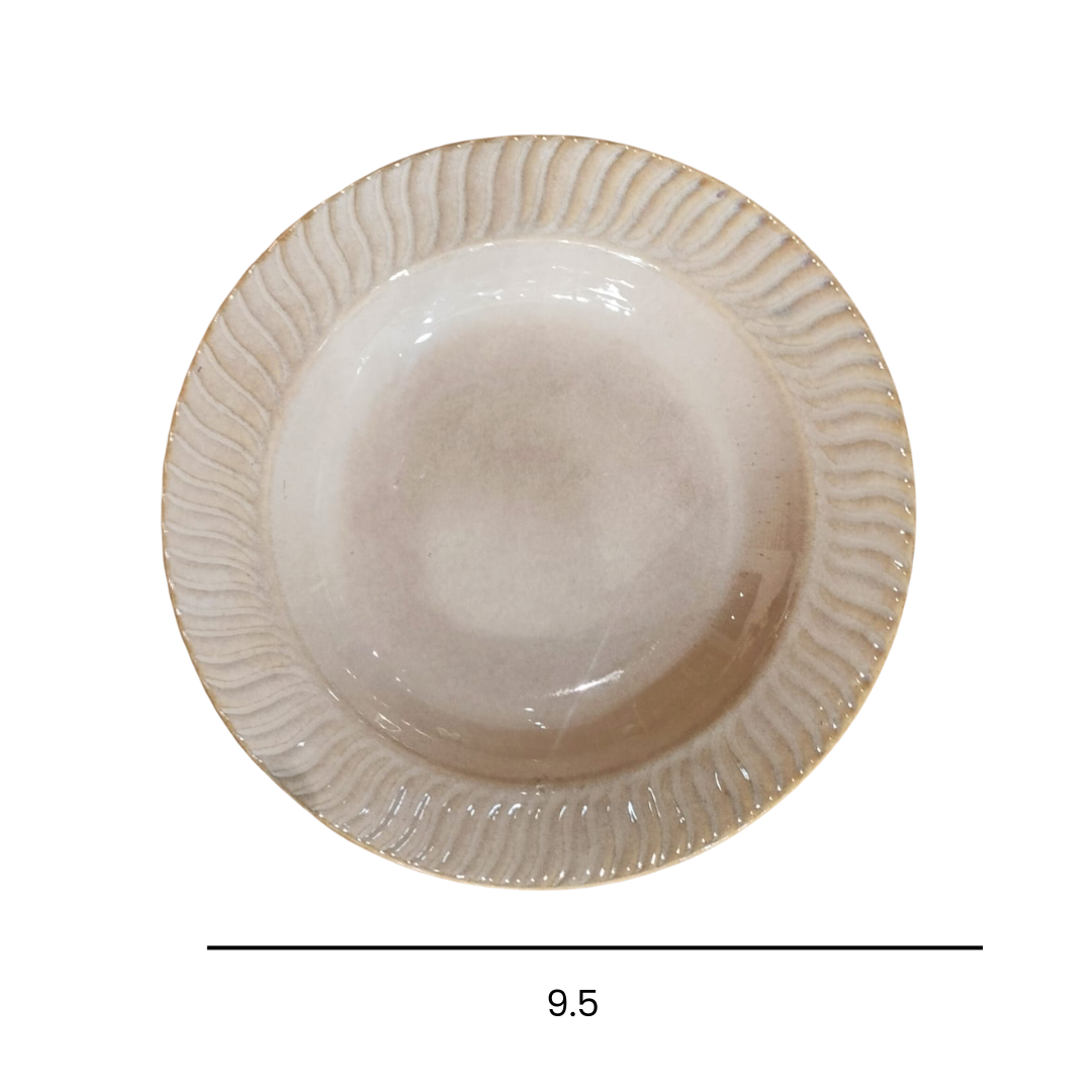 Ceramic Handcrafted Pasta Plates (Set of 2)