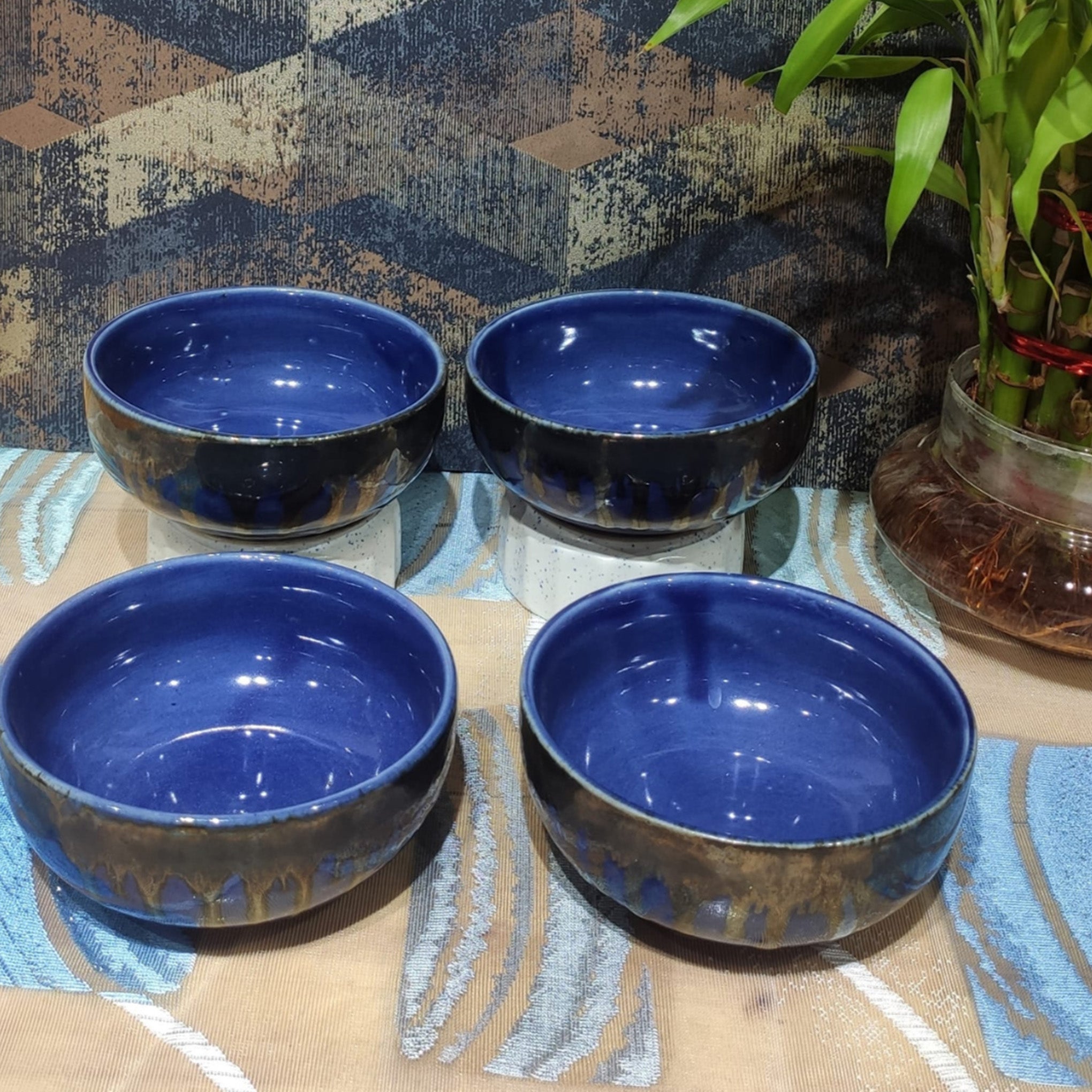 Zaffre Royal Blue Soup Bowls